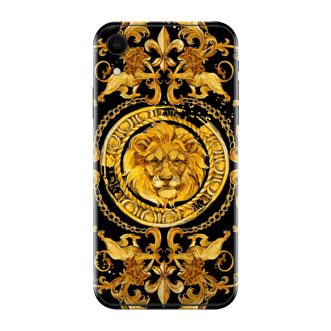 iPhone XR Print Printed Custom SIGNATURE Baroque Gold Ornaments Skin Wrap Sticker Decal Cover Protector by EasySkinz | EasySkinz.com