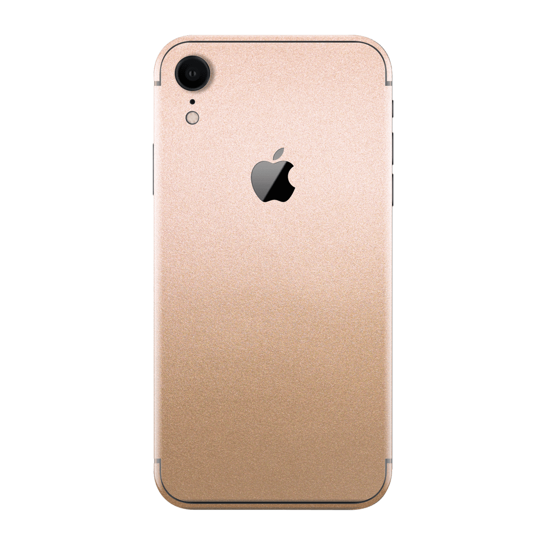iPhone XR Luxuria Rose Gold Metallic Skin Wrap Decal Protector | EasySkinz