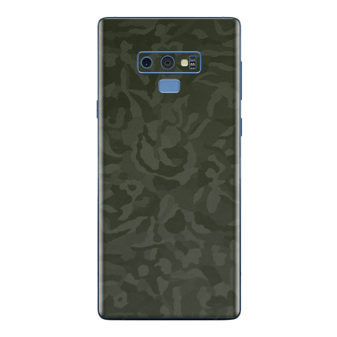 Samsung Galaxy NOTE 9 Green Camo Camouflage 3D Textured Skin Wrap Decal Protector | EasySkinz