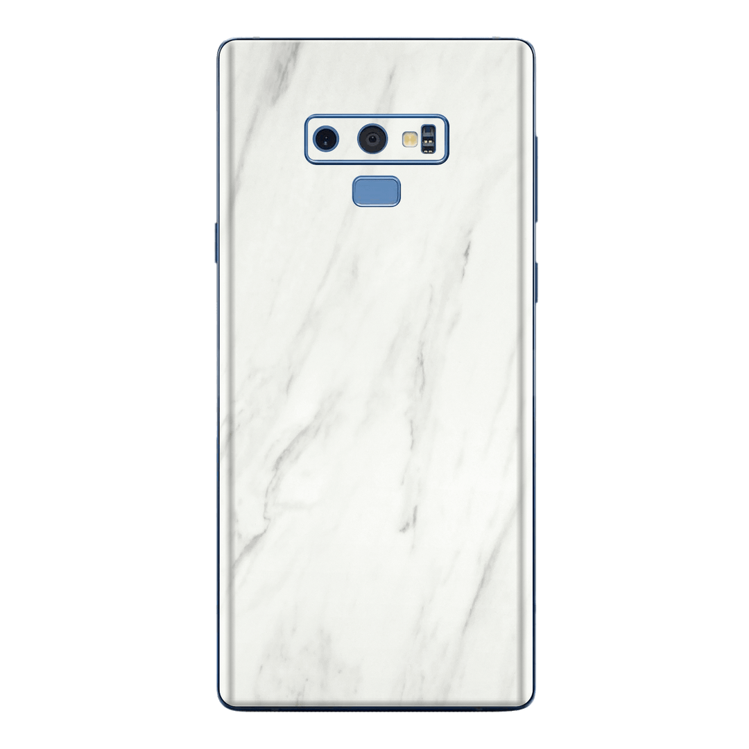 Samsung Galaxy NOTE 9 Luxuria White Marble Skin Wrap Decal Protector | EasySkinz