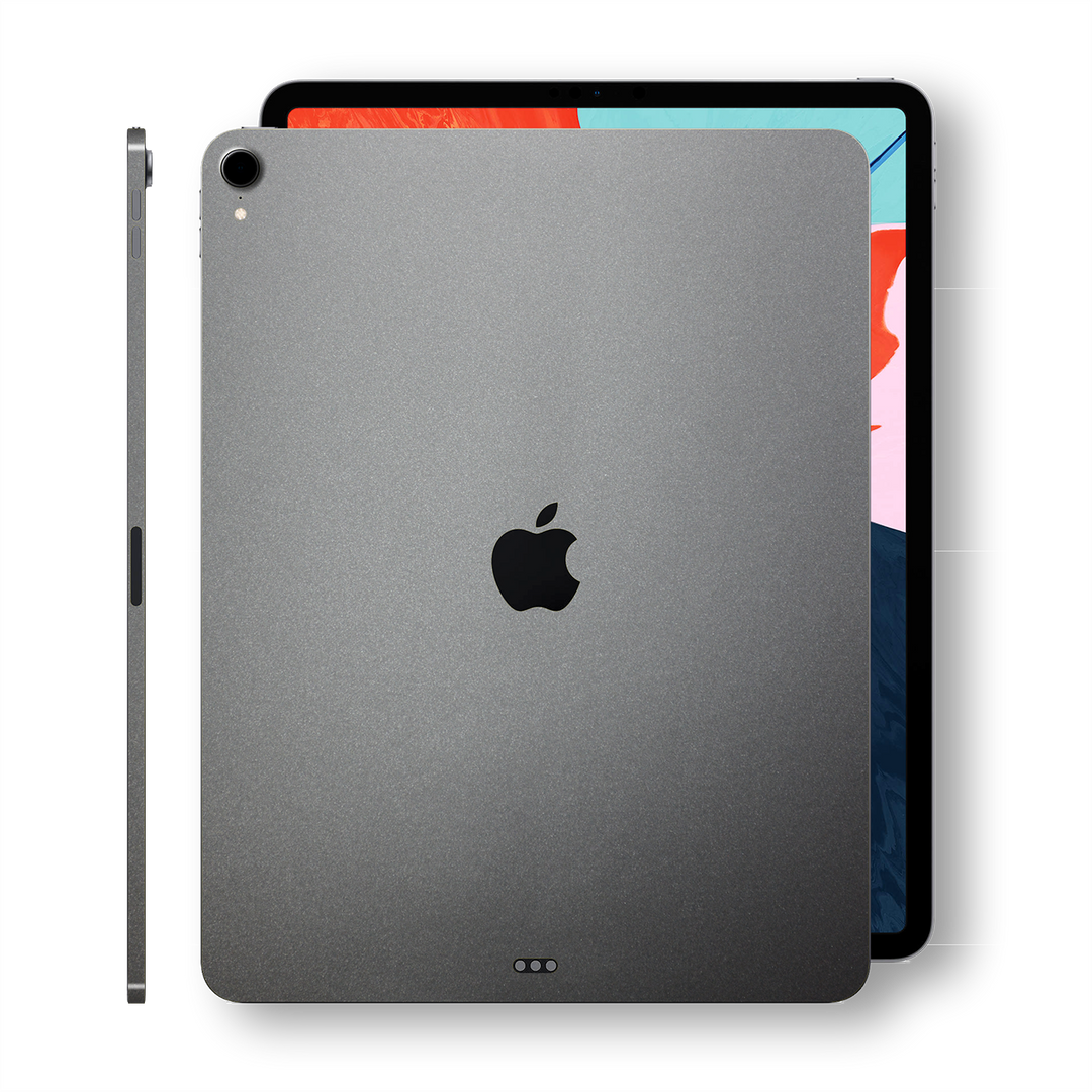 iPad PRO 11-inch 2018 Matt Matte SPACE GREY Skin Wrap Sticker Decal Cover Protector by EasySkinz
